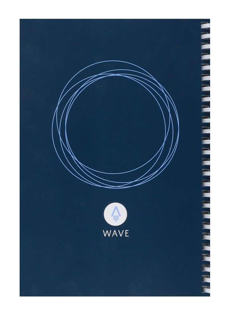 Rocketbook Rocketbook Wave Smart Reusable Notebook | Dotted Grid Eco-Friendly Notebook with Pilot Frixion Pen | Executive Size (15.2 cm x 22.4 cm)  - Image 3