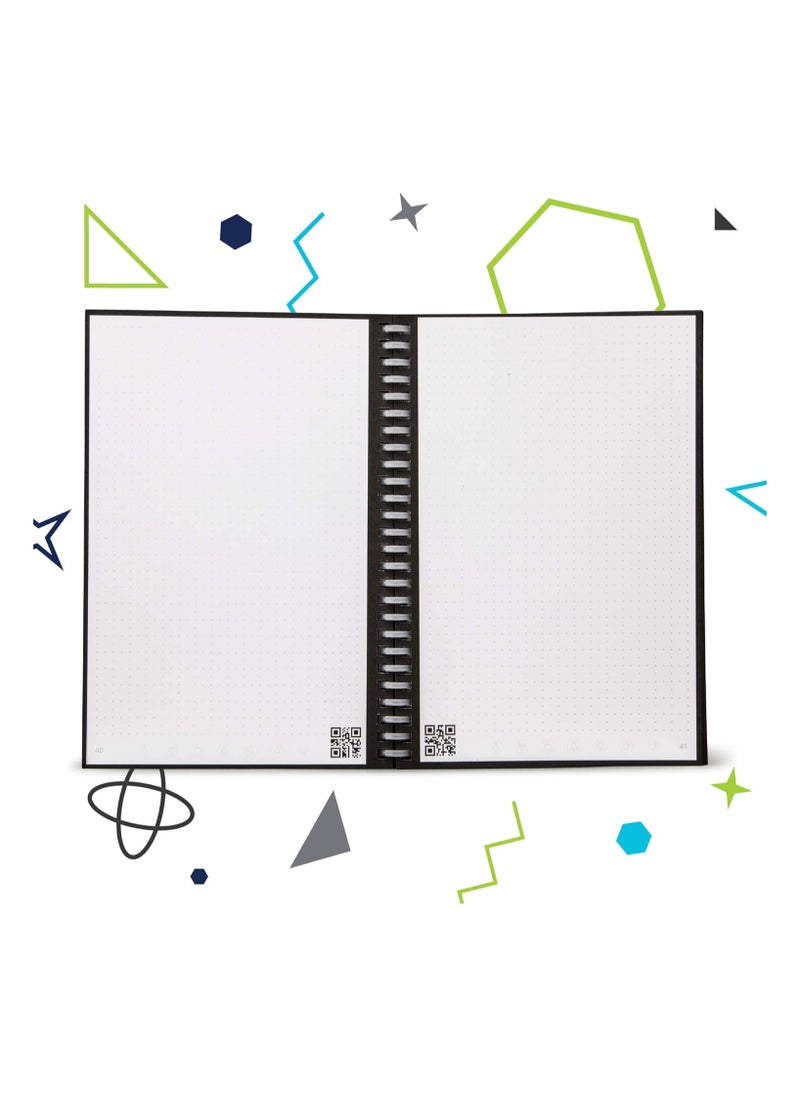 Rocketbook Rocketbook Wave Smart Reusable Notebook | Dotted Grid Eco-Friendly Notebook with Pilot Frixion Pen | Executive Size (15.2 cm x 22.4 cm)  - Image 4