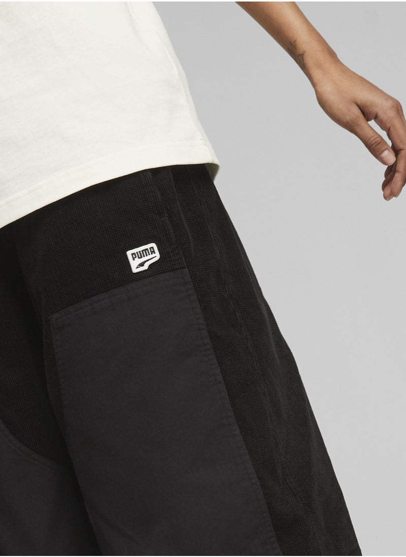 PUMA DOWNTOWN Womens Black Corduroy Pants  - Image 4