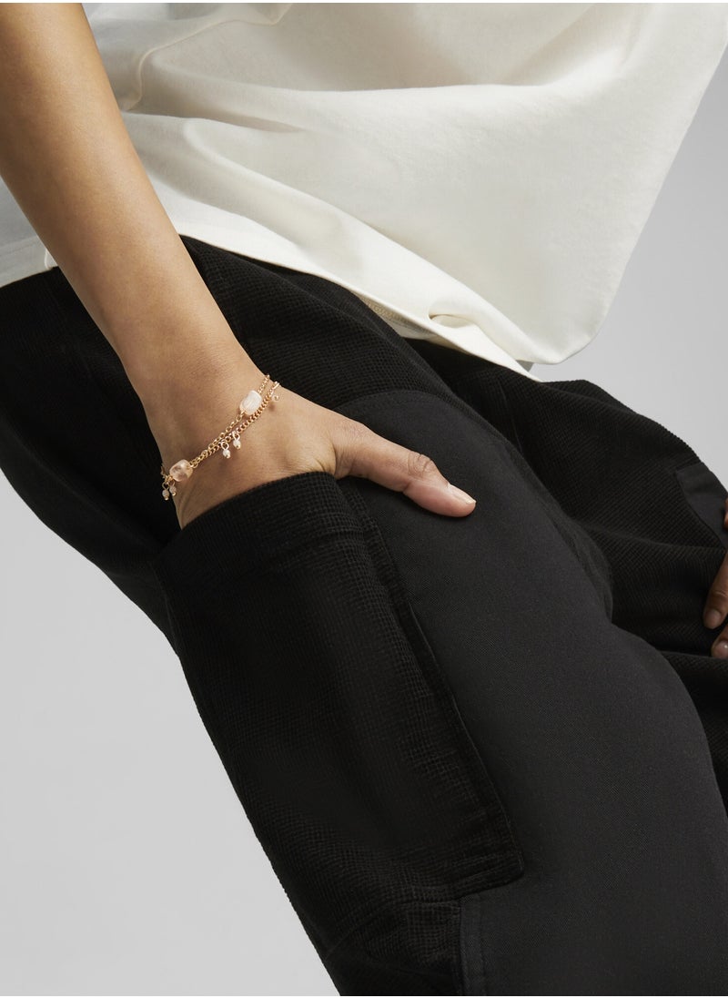 PUMA DOWNTOWN Womens Black Corduroy Pants  - Image 3