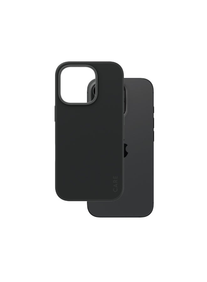 PanzerGlass حافظة بانزر جلاس كير للموضة مع ميغ سيف لهاتف آبل آيفون 16 برو 6.3" 2024 | حماية من السقوط حتى 15 قدم، تصميم نحيف وخفيف الوزن، حافظة تجمع بين الموضة والوظيفة، حافة مرتفعة لكاميرا، متوافقة مع ميغ سيف - أسود - Image 2