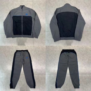 Syna Drill Style American Style Street Hip Hop Embroidered Logo Stitching Collar Windbreaker Jacket Casual Pants suit Grey suit - pzsku/ZD8075A539E6D9B7AA834Z/45/1750434802/2515fdc4-07dc-4838-a322-fb750ebc7055