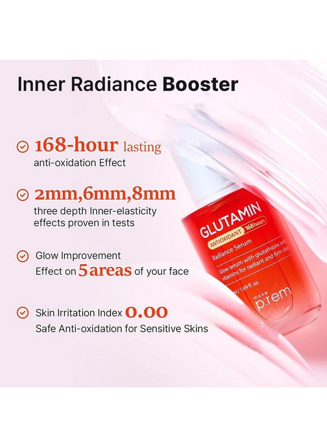 MAKEP:REM Make P:Rem Glutamin Antioxidant Radiance Serum, Powerful Anti-Aging Facial Serum With Glutathione & Vitamins, Reduces Dark Spots, Korean Skin Care, 1.69 Fl. Oz., 50Ml - Image 3