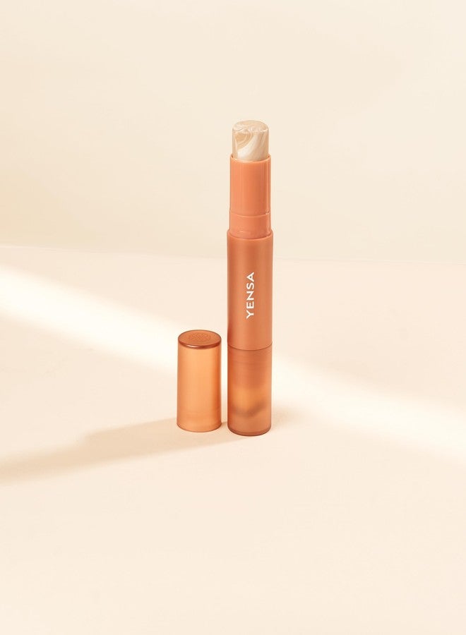 YENSA Super Serum Silk Tinted Foundation Stick - Full Coverage Skin Tint Stick Foundation - Enriched with Vitamin C, Bakuchiol & Ferulic Acid to Brighten & Even Skin Tone - Medium 2 (0.35 oz) - Image 2