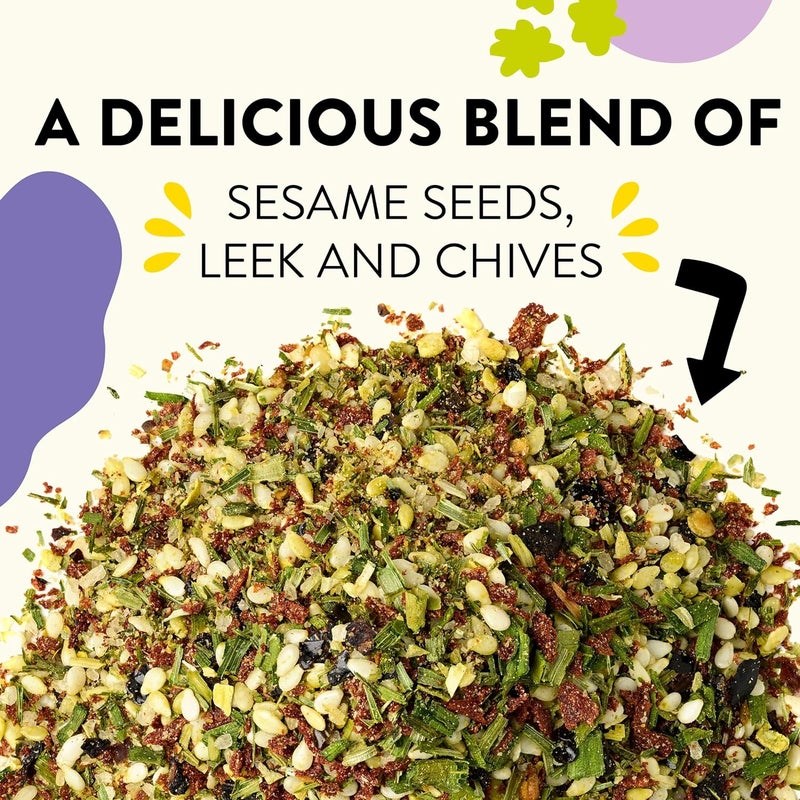 Just Spices Egg Topping Seasoning Blend, 1.94 OZ - Flavorful Egg Seasoning with White Sesame, Chili, and Grated Tomato - Image 4