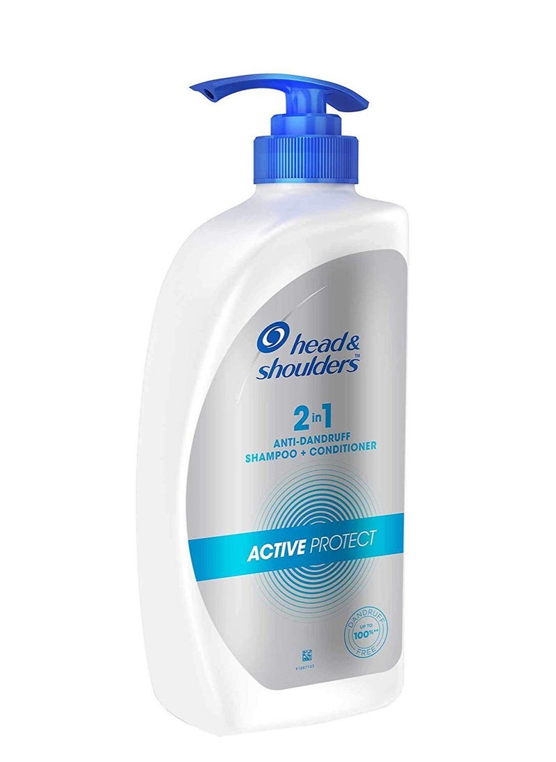Head & Shoulders Anti Dandruff Shampoo + Conditioner, Active Protect, 650 ML  - Image 5