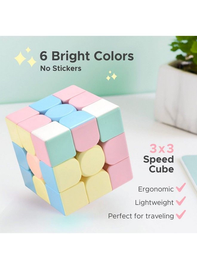 Speed Cube 3X3 Stickerless For Kids And Adults Smooth And Quick Puzzle Cube Fun And Entertaining Develops Motor Skills, Dexterity Stimulates And Challenges Mind - Image 4