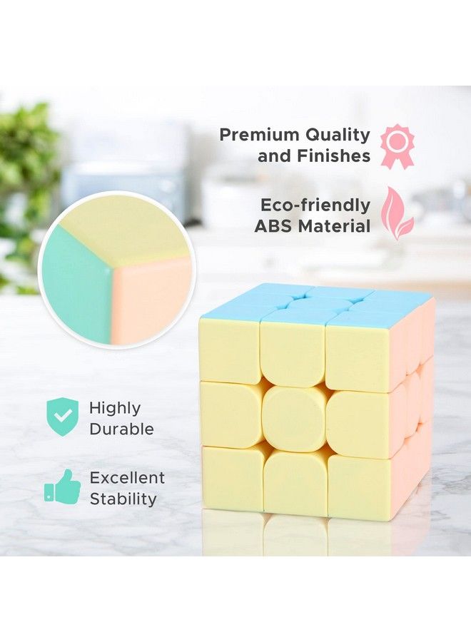Speed Cube 3X3 Stickerless For Kids And Adults Smooth And Quick Puzzle Cube Fun And Entertaining Develops Motor Skills, Dexterity Stimulates And Challenges Mind - Image 3
