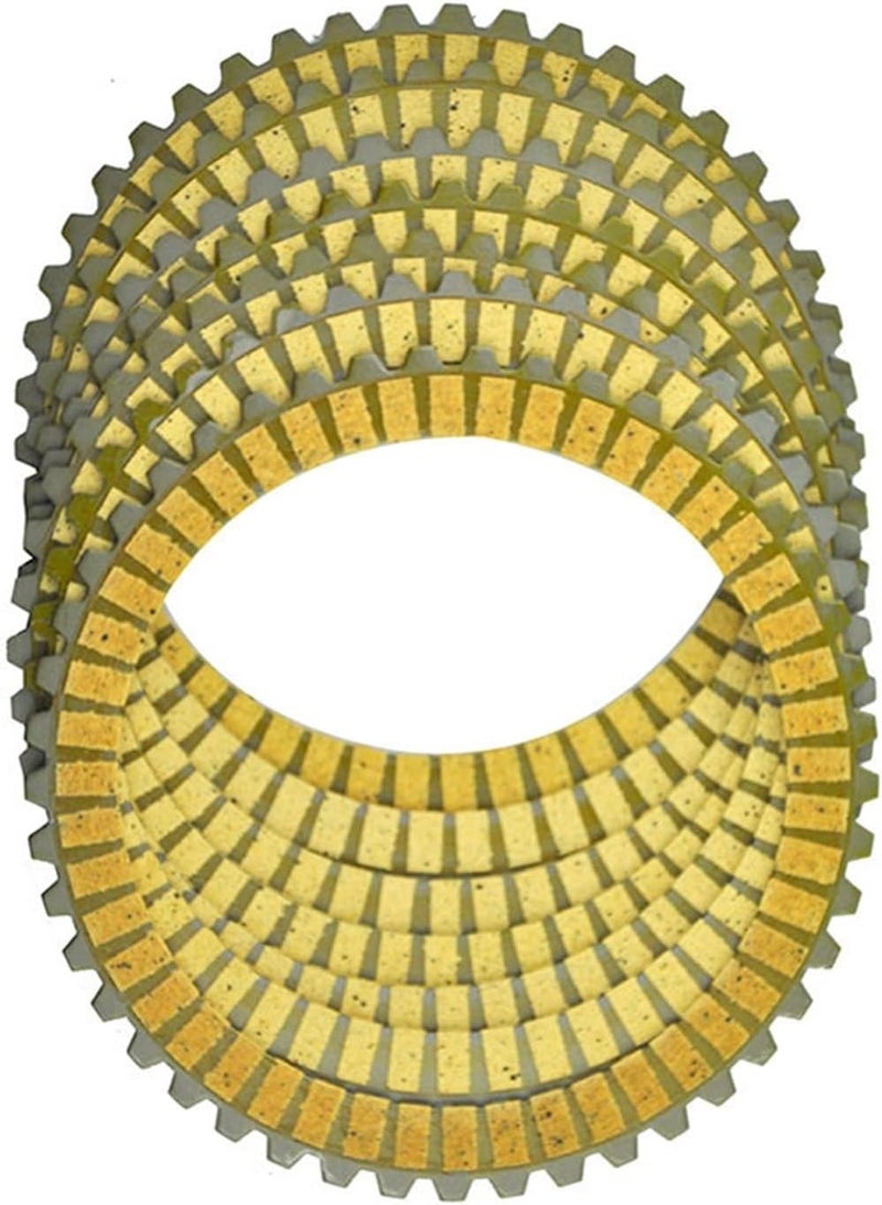 QASULER 7PC Motorcycle Friction Clutch Plates Disc - Image 2
