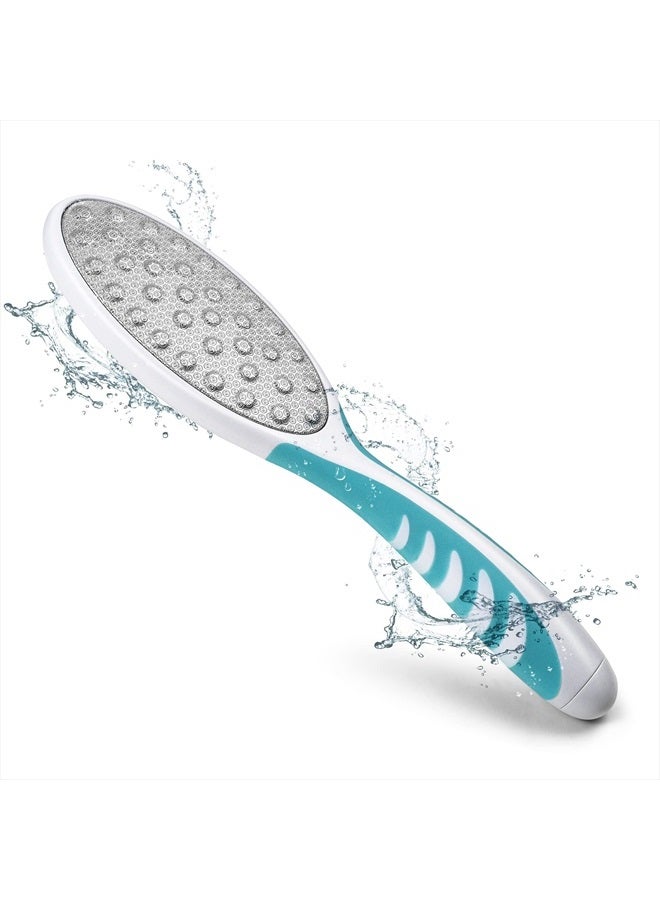 FVION Foot File Callus Remover Cracked Heel Shaver – Double Sided Pedicure File/Foot Scraper for Wet and Dry Feet - Image 1