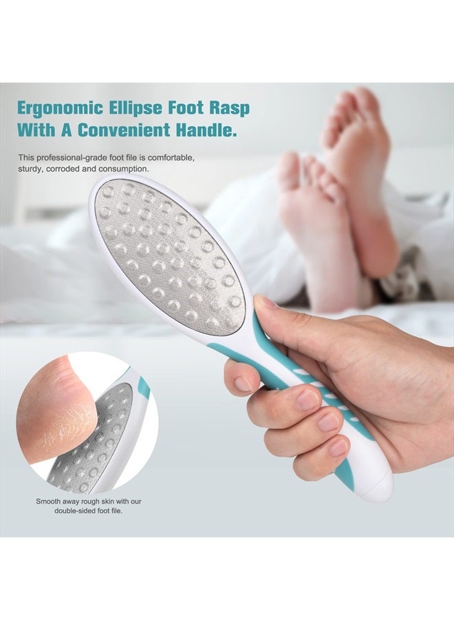 FVION Foot File Callus Remover Cracked Heel Shaver – Double Sided Pedicure File/Foot Scraper for Wet and Dry Feet - Image 3