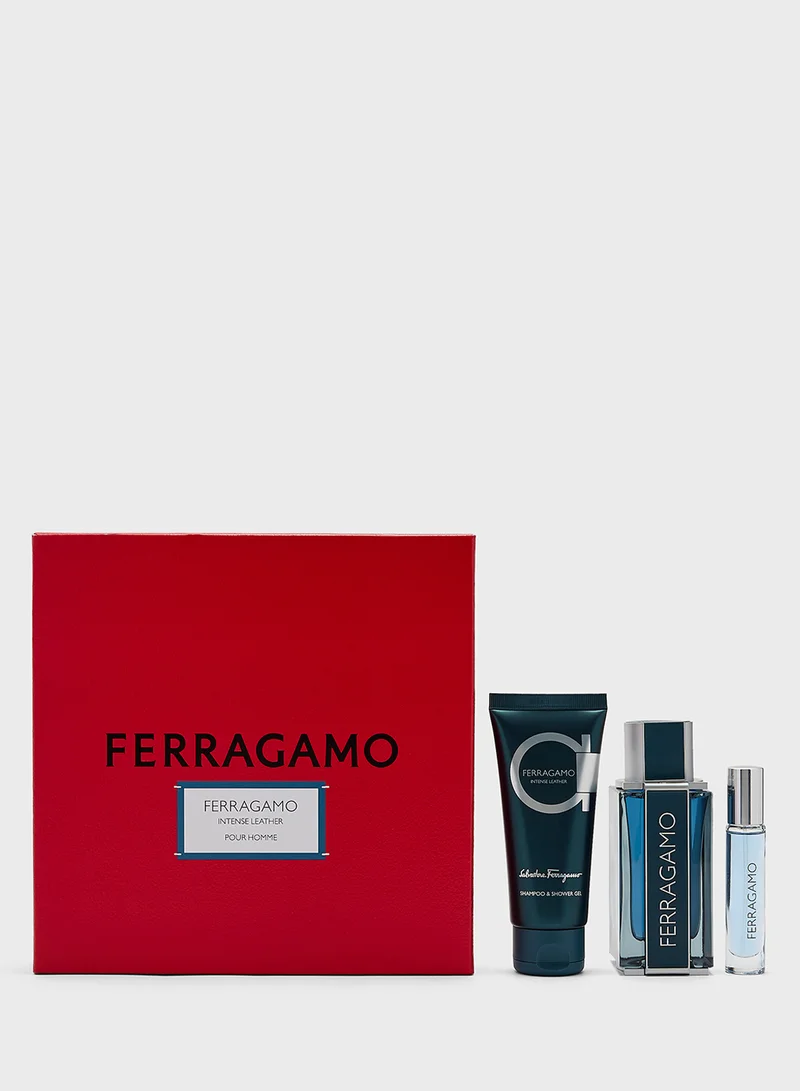 Salvatore Ferragamo Sf Intense Leather(100 Edp+Ssg 100+Ps 10, Savings 32%