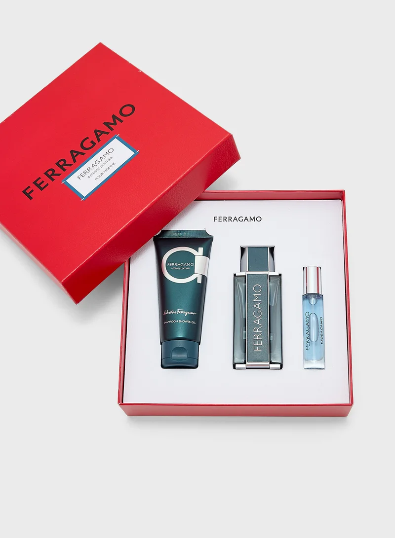 Salvatore Ferragamo Sf Intense Leather(100 Edp+Ssg 100+Ps 10, Savings 32%