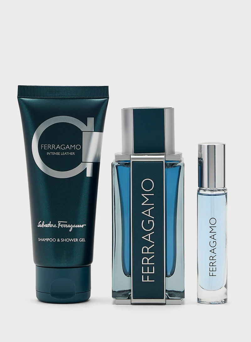 Salvatore Ferragamo Sf Intense Leather(100 Edp+Ssg 100+Ps 10, Savings 32%