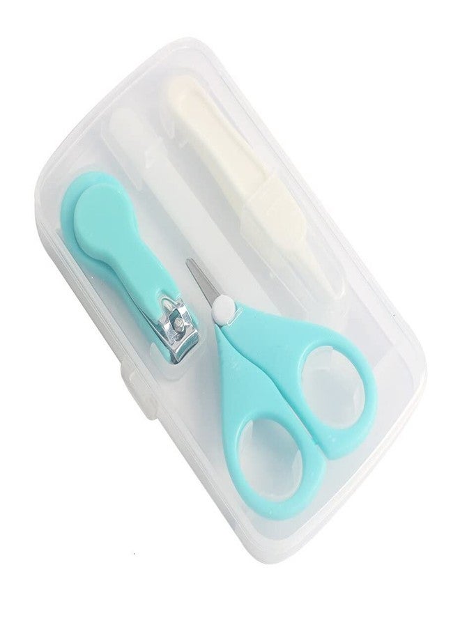 Alya Jingle Kids Baby 4 In1 Baby Manicure Pedicure Grooming Essential Nailkit Set With Protective Case Nail Clippers Scissor Nail Filer & Nasal Ear Tweezers For Newborn Infant Toddler Groming Kit (DESIGN 6) - Image 2
