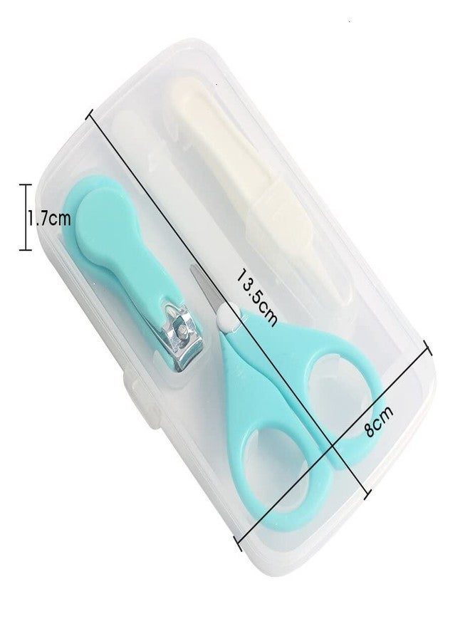Alya Jingle Kids Baby 4 In1 Baby Manicure Pedicure Grooming Essential Nailkit Set With Protective Case Nail Clippers Scissor Nail Filer & Nasal Ear Tweezers For Newborn Infant Toddler Groming Kit (DESIGN 6) - Image 3