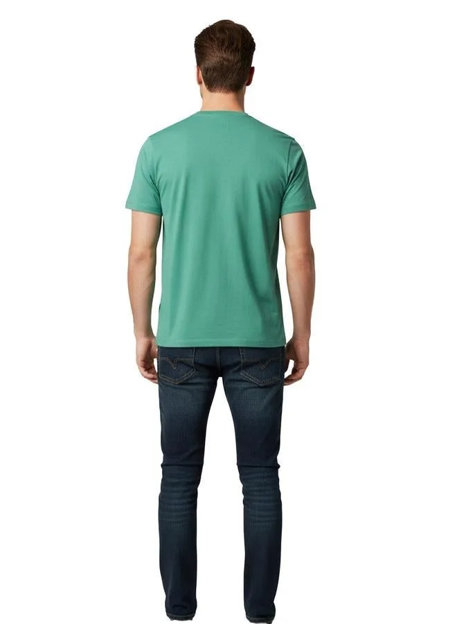 Take Two Monopoly Men Green Short Sleeve T-Shirt