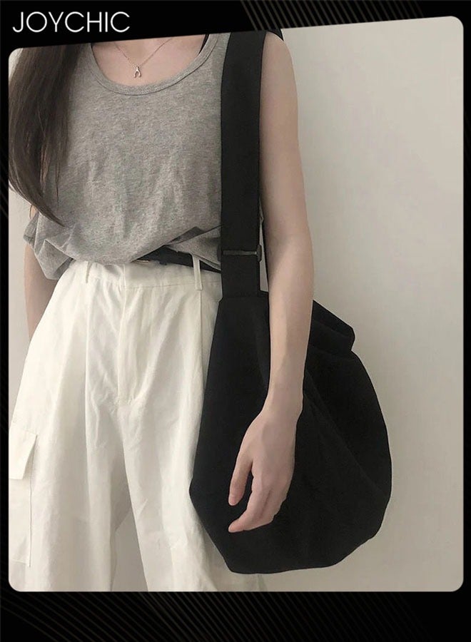 Joychic Women's Shoulder Tote Bag Canvas Handbag For Women Large Capacity Crossbody Bag Fashionable Travel Messenger Shoulder Bag For Ladies Girls College Students - Image 1