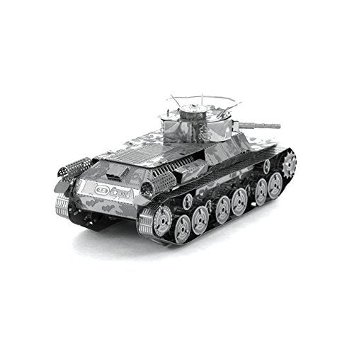 Fascinations Metal Earth Tanks 3D Metal Model Kits M1 Abrams Tiger 1 T34 ChiHa Sherman Set of 5 - Image 5