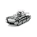 Fascinations Metal Earth Tanks 3D Metal Model Kits M1 Abrams Tiger 1 T34 ChiHa Sherman Set of 5 - Image 3