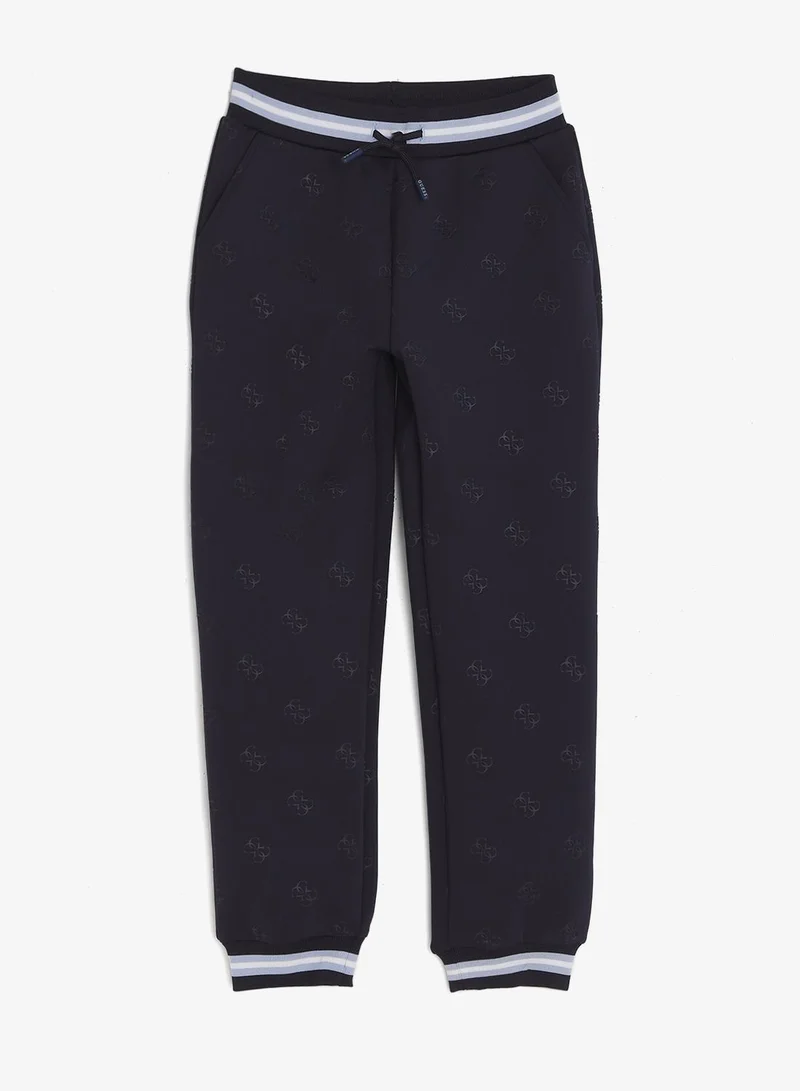 جس بنطلون رياضي شبابي بقصة عادية