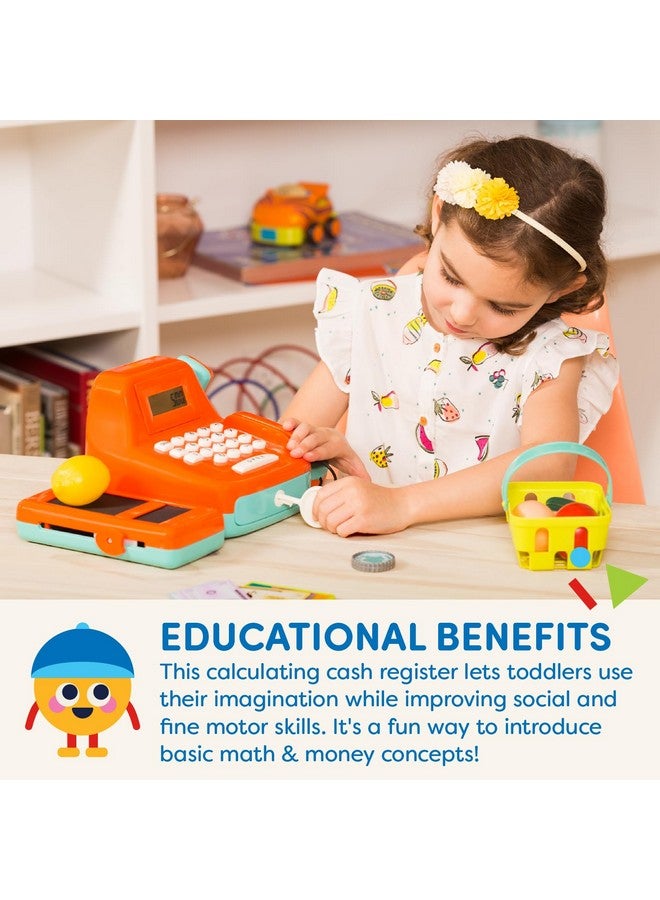 باتات - لعبة تسجيل النقود التظاهرية - آلة تسجيل النقود الحسابية - ملحقات البقالة للأطفال - ماسح ضوئي وأصوات - 3 سنوات فأكثر - آلة تسجيل النقود (26 قطعة) - Image 4