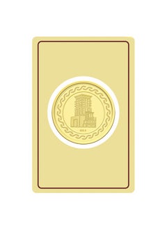 FK Jewellers 25g Gold Coin with Flower & UAE Heritage Building Design - 25 Grams 24KT 999.9 Purity  - Image 3