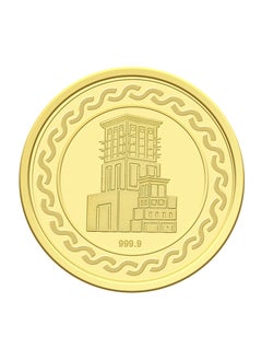 FK Jewellers 25g Gold Coin with Flower & UAE Heritage Building Design - 25 Grams 24KT 999.9 Purity  - Image 5