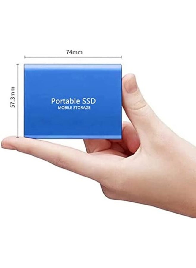 2TB Portable External SSD, 2000GB USB 3.1 High Speed Data Transfer, Computer Backup Drive Support Data Storage Transfer, USB C Mini Portable External Solid State Drive for PC/Laptop/Phones and More - Image 2