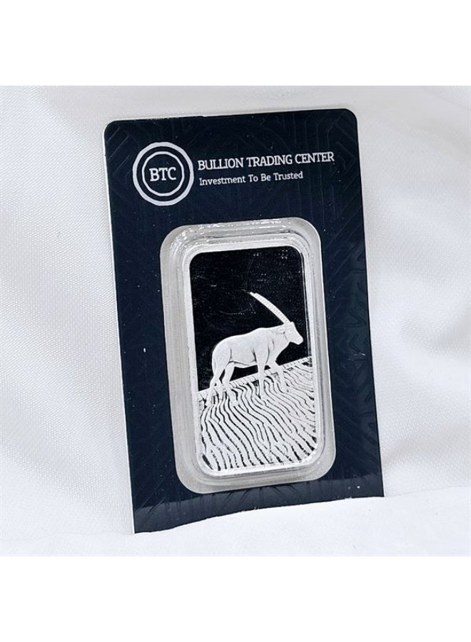 BTC 20 Grams Arabian Oryx Silver Bar