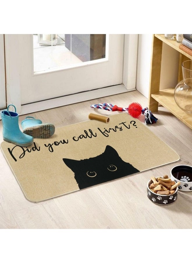 SHABILI Welcome Mats for Front Door 80 x 50 cm，Durable Non Slip Backing Floor Mat， Ultra Absorb Mud Easy Clean Entry Door mat for Indoor High Traffic Areas Outdoor Entryway Rug  - Image 2