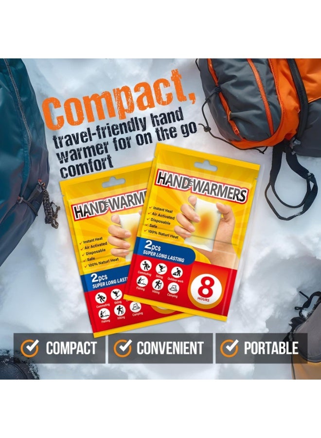 Hand Warmer Value Pack (10 PCS), Disposable Hand Warmers, 10 Hours Heating, Super Long Lasting - All Natural - Air Activated for Hiking, Outdoor Activities, Skiing - Image 5