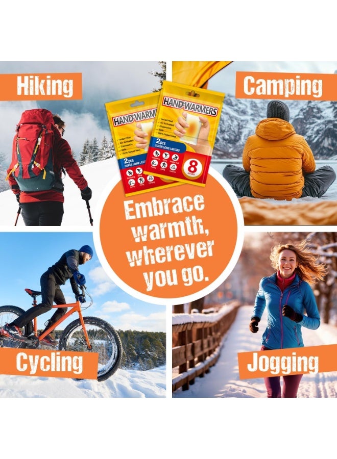 Hand Warmer Value Pack (10 PCS), Disposable Hand Warmers, 10 Hours Heating, Super Long Lasting - All Natural - Air Activated for Hiking, Outdoor Activities, Skiing - Image 2