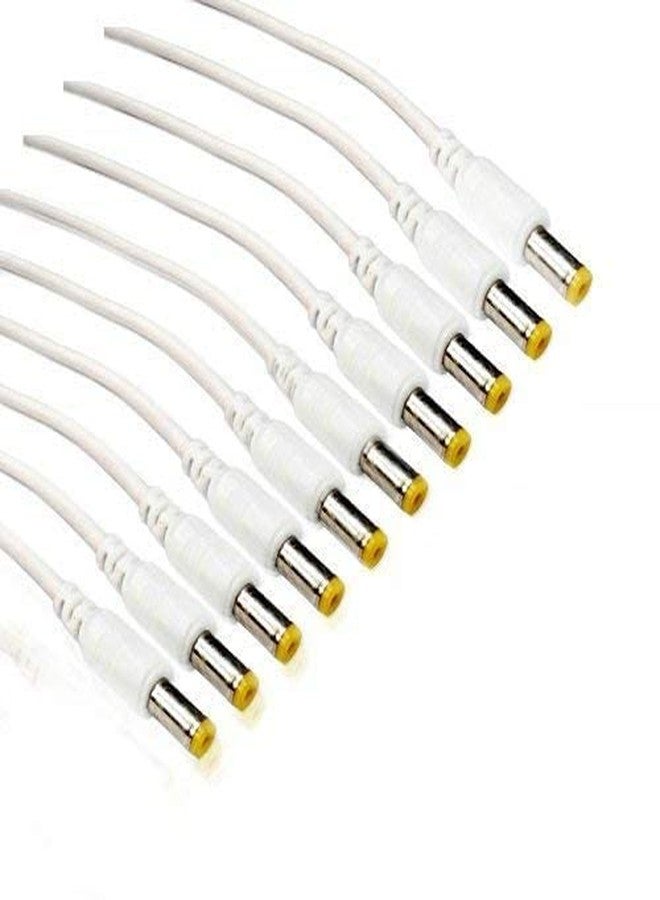 BigPlayer CCTV BNC Connector & DC Power Cable Combo 10 Pcs BNC Male Connectors + 10 Pcs 2.1mm DC Power Pigtail Male Plug Cable Video Adapter Kit for Surveillance Camera - Image 3