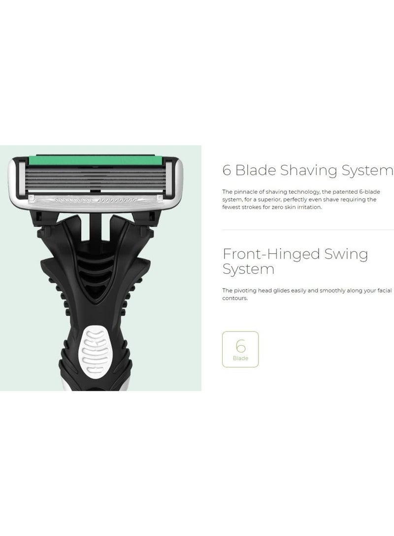 DORCO Pace 6 - Disposable 6 Razor Blades 3+1Free - Image 3