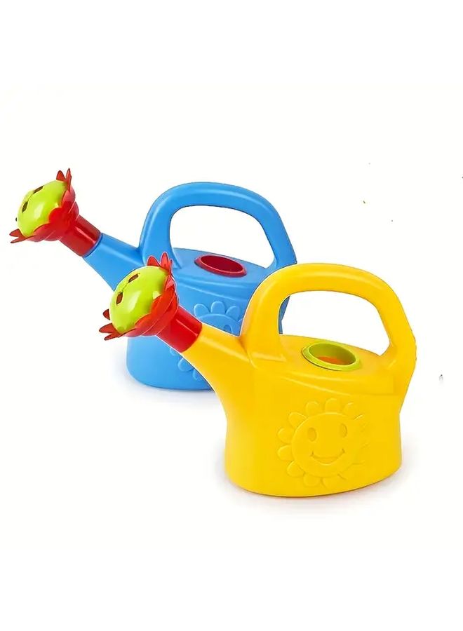 Cute Plastic Watering Can For Indoor Plants Lightweight Durable Easy Clean Red Blue Yellow - Image 4