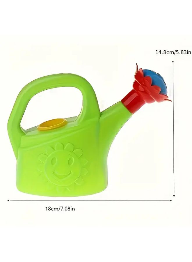 Cute Plastic Watering Can For Indoor Plants Lightweight Durable Easy Clean Red Blue Yellow - Image 3