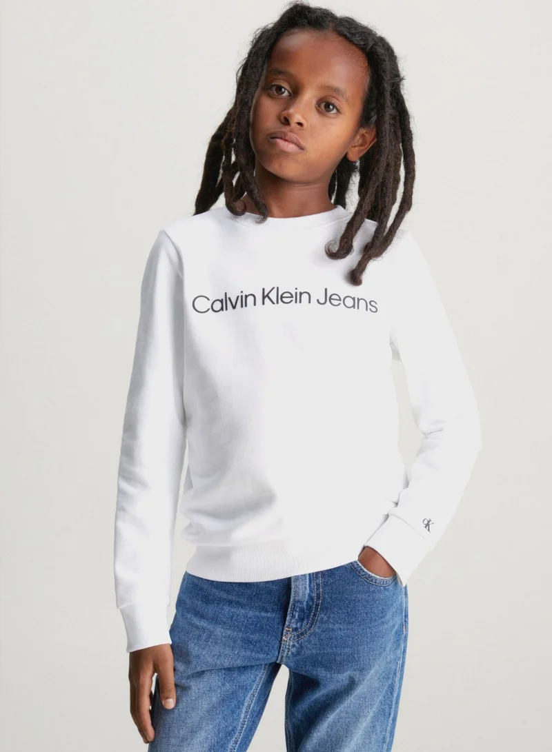 Calvin Klein Jeans Kids Logo Sweatshirt