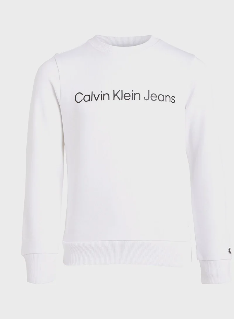 Calvin Klein Jeans Kids Logo Sweatshirt