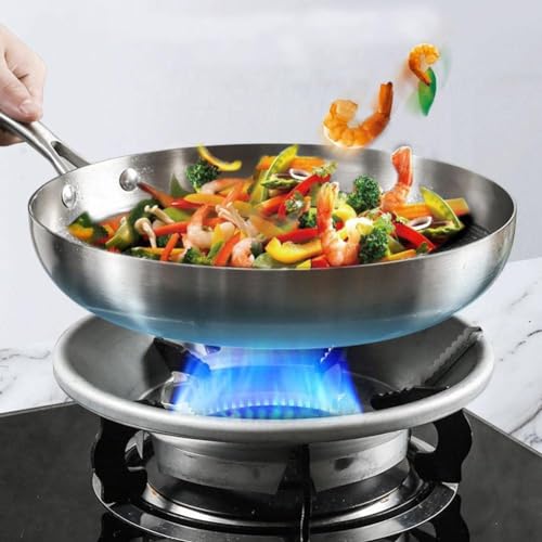 LNT Gas Stove Burner Stand | Durable Heat Resistant | Windproof and Energy Saving | Silver Pack of 4 (8 units) - Image 4