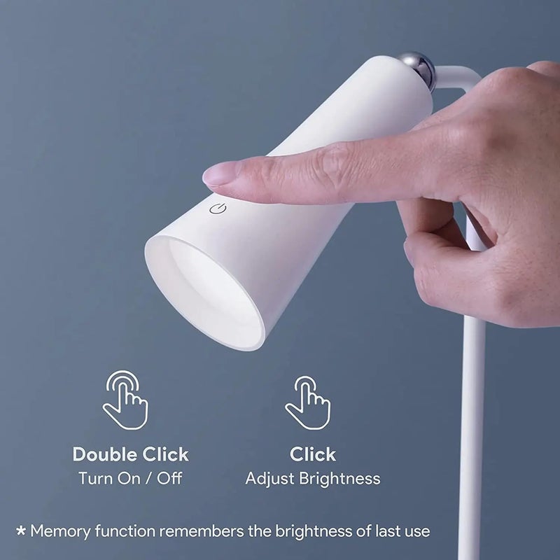 CPEX Table Lamp for Study with 3 Colours Light and Multiple Attachments Desk Lamps 3 in 1 Desk Light with Powerful Neodymium Magnets Adjustable Brightness Lamp USB C Charging - Image 3