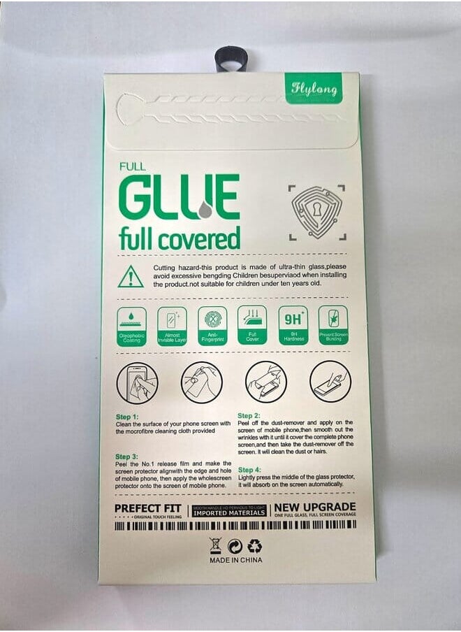 Generic - Infinix Zero 30 4g Full Glue Full Covered Tempered Glass - Image 1
