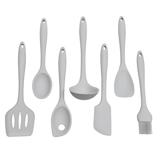 Chef Craft Premium Silicone Cooking Ladle, 11.25 inch, Gray - Image 5