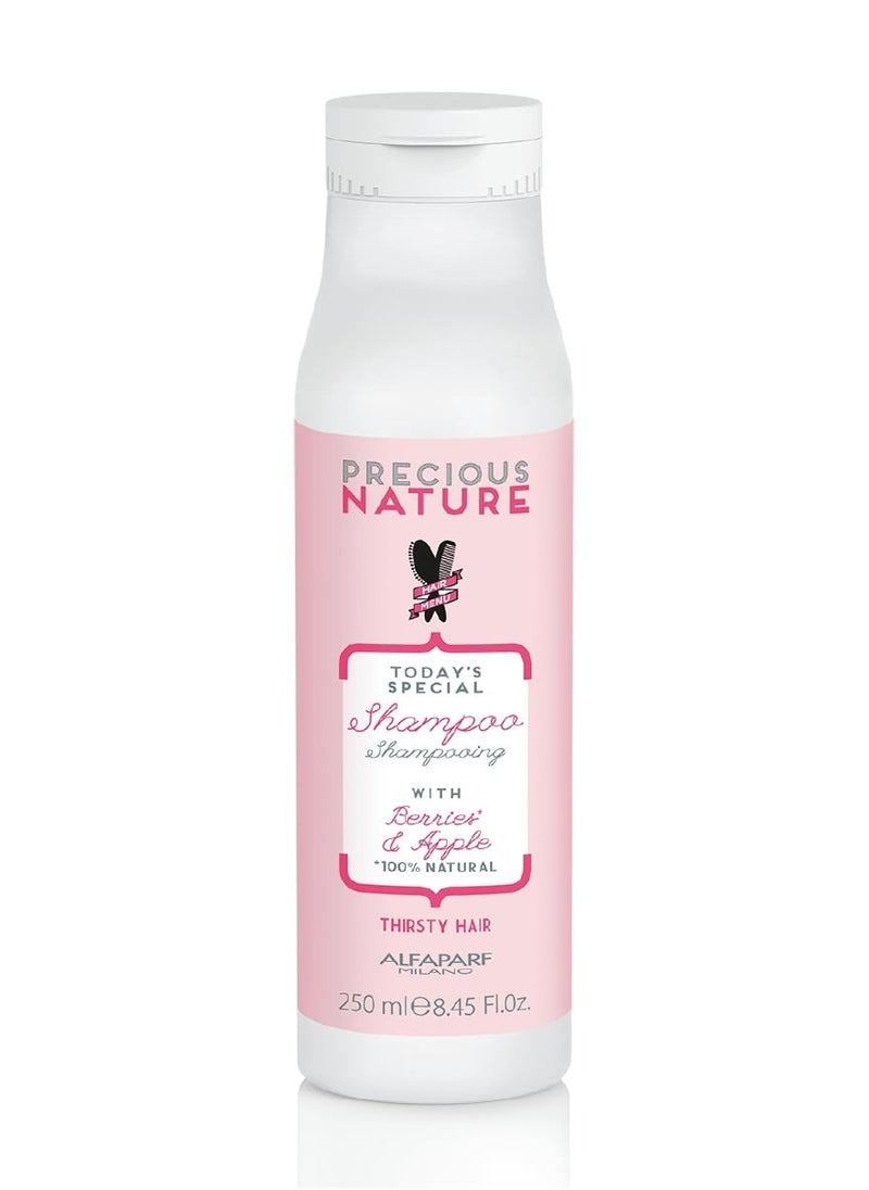 Precious Nature - Precious Nature sulfate-free shampoo with  berries and apple for dry hair 250ml - Image 1