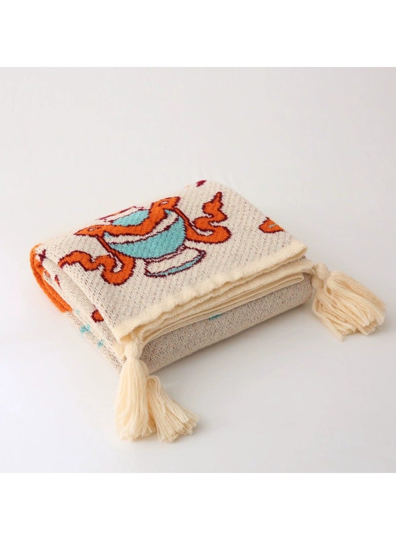 جلد الغنم بطانية فاخرة - Image 2