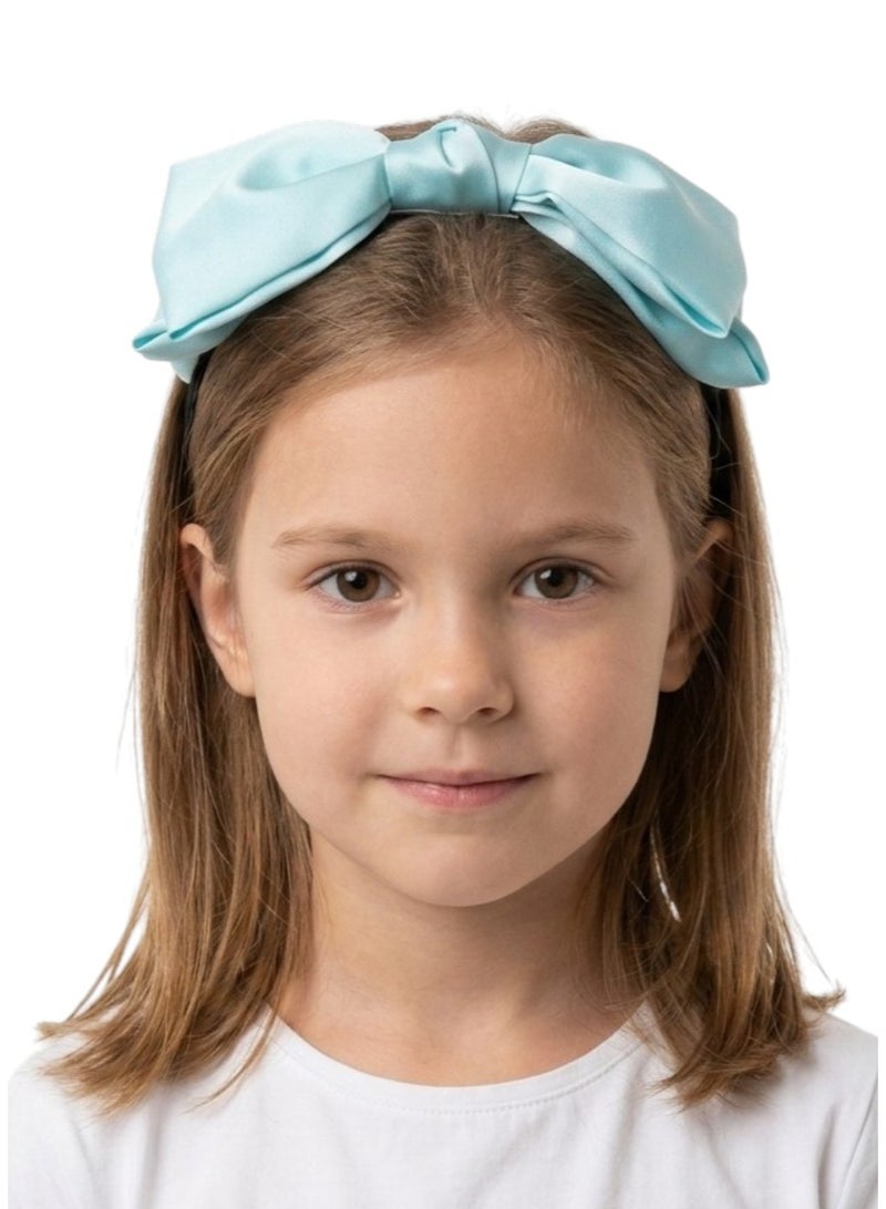 Bidani Bow-knot headband - Aqua Blue - Image 1