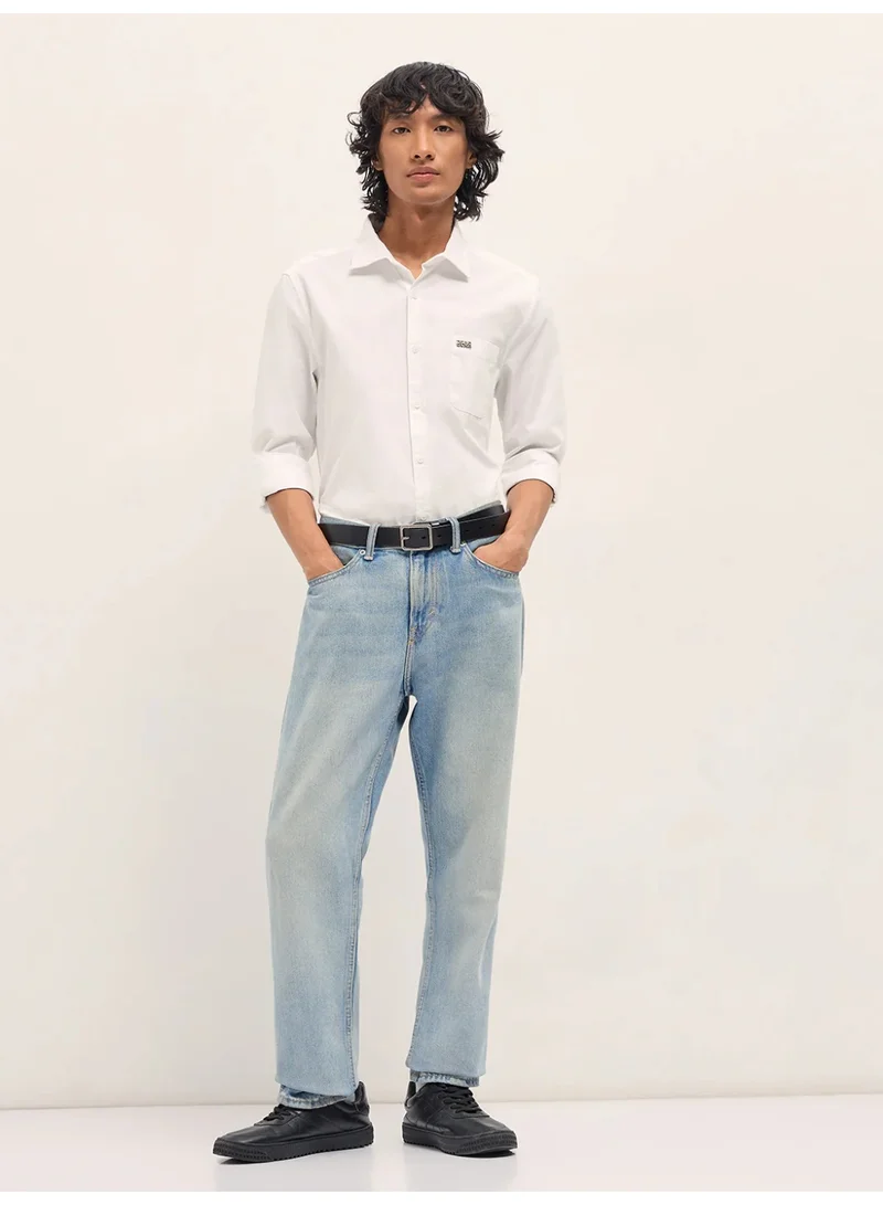 THE BEAR HOUSE Men’s Long Sleeve Shirt – Classic, Comfortable and Stylish Essential for Work, Travel or Casual Outings