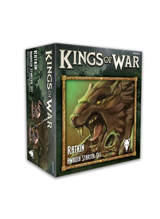 مانتك Mantic Games Kings of War 3E: Ratkin - مجموعة بداية الكمين - Image 1