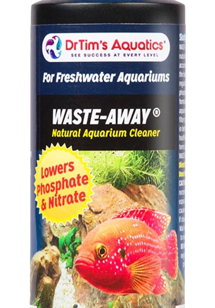 DrTim's Aquatics Waste-Away Natural Aquarium Cleaner for Freshwater Aquariums - 4 oz - Image 1