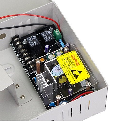 LIBO Smart Home AC90V/260V 5A Access Control Power Supply Box DC12V UPS Backup Battery for All Kinds of Electric Door Lock with Time Delay - Image 4
